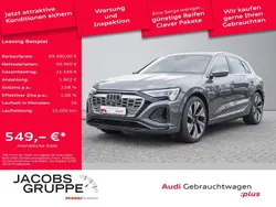 Grau Gebraucht 2024 Audi Q8 e-tron S-Line SUV | 69.490 € (Teuer)