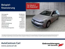 Reflexsilber metallic Gebraucht 2021 VW Golf VIII Life Kombi | 20.580 € (Fairer Preis)
