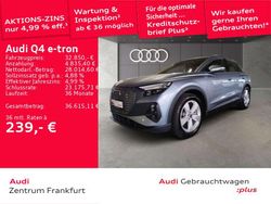Blau Gebraucht 2022 Audi Q4 e-tron Comfort SUV | 32.850 € (Fairer Preis)