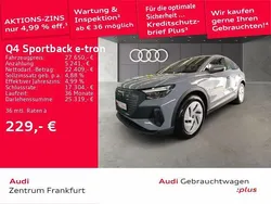 Kieselgrau Gebraucht 2023 Audi Q4 Sportback e-tron Comfort SUV | 27.650 € (Guter Preis)