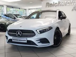 Digitalweiss (metallic) Gebraucht 2023 Mercedes A250 AMG Limousine | 39.980 € (Etwas zu teuer)