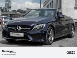Blau Gebraucht 2019 Mercedes C200 AMG line Cabrio | 28.440 € (Guter Preis)