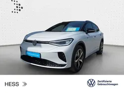 Gletscherweiß metallic/schwarz Gebraucht 2025 VW ID.4 GTX SUV | 45.449 € (Fairer Preis)