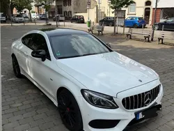 Weiß Gebraucht 2017 Mercedes C180 AMG line Coupé | 21.900 € (Fairer Preis)