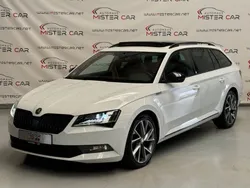 Moonweiss metallic Gebraucht 2018 Skoda Superb SportLine Kombi | 20.490 € (Fairer Preis)