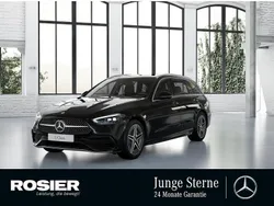 Schwarz Gebraucht 2024 Mercedes C220 Advanced Kombi | 39.599 € (Fairer Preis)