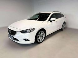 Satinweiss metallic Gebraucht 2014 Mazda 6 Sports-Line Kombi | 11.490 € (Fairer Preis)