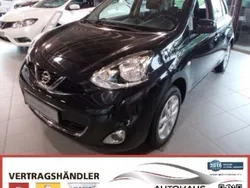 Schwarz metallic Gebraucht 2016 Nissan Micra Acenta Kleinwagen | 9.990 € (Teuer)