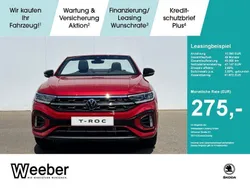 Rot Neu 2025 VW T-Roc Cabriolet R-line Cabrio | 45.770 € (Fairer Preis)