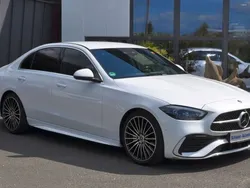 Weiß Gebraucht 2021 Mercedes C300 AMG line Limousine | 36.000 € (Fairer Preis)