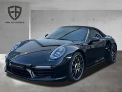 Tiefschwarzmetallic Gebraucht 2018 Porsche 911 Turbo S Cabriolet Cabrio | 159.900 € (Superpreis)