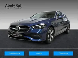 Lack sodalithblau (metallic) Gebraucht 2024 Mercedes C220 Avantgarde Kombi | 38.779 € (Fairer Preis)
