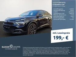 Perlaneraschwarz Gebraucht 2022 Citroën e-C4 Shine Limousine | 18.880 € (Fairer Preis)