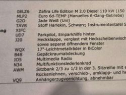 Weiß Gebraucht 2020 Opel Zafira Edition Van / Kleinbus | 25.999 € (Superpreis)