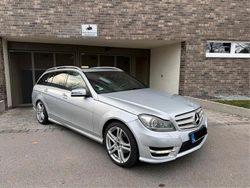 Silber Gebraucht 2014 Mercedes C220 AMG line Kombi | 8.490 € (Superpreis)