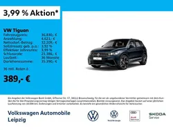 Blau Gebraucht 2021 VW Tiguan R-line SUV | 36.830 € (Teuer)