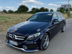 Blau Gebraucht 2015 Mercedes C180 AMG line Kombi | 15.180 € (Fairer Preis)