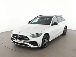 Weiß Gebraucht 2024 Mercedes C300 AMG line Kombi | 44.450 € (Fairer Preis)