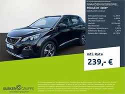 Schwarz Gebraucht 2021 Peugeot 3008 Allure Limousine | 18.790 € (Guter Preis)