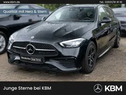 Unilack schwarz Gebraucht 2022 Mercedes C300e AMG Kombi | 37.420 € (Fairer Preis)