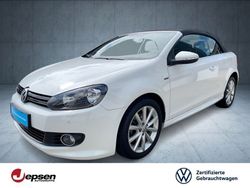 Pure white Gebraucht 2016 VW Golf Cabriolet LOUNGE Cabrio | 12.970 € (Etwas zu teuer)