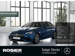 Blau / spektralblau (metallic) Gebraucht 2024 Mercedes C300 AMG Limousine | 46.875 € (Fairer Preis)
