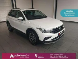 Pure white Gebraucht 2024 VW Tiguan Allspace Life SUV | 30.990 € (Superpreis)