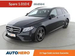 Schwarz baltic black Gebraucht 2018 Mercedes E220 AMG line Kombi | 29.240 € (Guter Preis)
