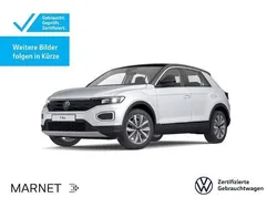 White silver metallic/schwarz Gebraucht 2021 VW T-Roc Style SUV | 24.930 € (Guter Preis)