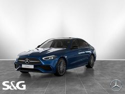 Metalliclack spektralblau Gebraucht 2025 Mercedes C220 AMG Limousine | 55.499 €