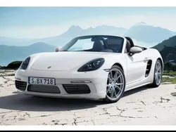 Weiß Gebraucht 2024 Porsche 718 Boxster Cabrio | 79.888 € (Etwas zu teuer)