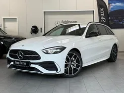 Weiß Gebraucht 2024 Mercedes C180 AMG Kombi | 39.740 € (Fairer Preis)
