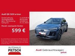 Plasmablau metallic Gebraucht 2025 Audi Q6 e-tron S-Line SUV | 75.880 € (Fairer Preis)