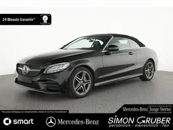 Unilack schwarz Gebraucht 2021 Mercedes C200 AMG Cabrio | 33.900 € (Fairer Preis)