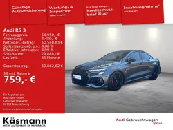 Daytonagrau perleffekt (metallic) Gebraucht 2022 Audi RS3 Sport Kleinwagen | 54.950 € (Fairer Preis)