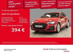 B1 progressivrot metallic Gebraucht 2025 Audi A3 Sportback S-Line Limousine | 35.581 € (Guter Preis)