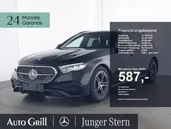 Obsidianschwarz metallic Gebraucht 2024 Mercedes E220 AMG Kombi | 50.900 € (Guter Preis)