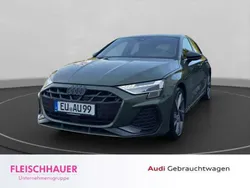 Distriktgrün metallic Gebraucht 2025 Audi A3 Sportback S-Line Limousine | 42.990 € (Fairer Preis)