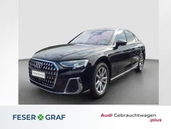 Mythosschwarz metallic Gebraucht 2024 Audi A8 Ambiente Limousine | 65.890 € (Guter Preis)