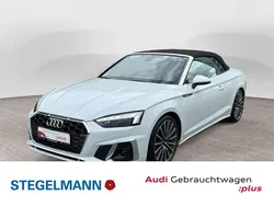 Gletscherweiß metallic Gebraucht 2024 Audi A5 Cabriolet S-Line Cabrio | 49.770 € (Etwas zu teuer)