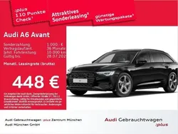 Mythosschwarz metallic Gebraucht 2024 Audi A6 Advanced Kombi | 49.451 €