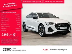 Weiß Gebraucht 2023 Audi e-tron Sportback S-Line SUV | 57.907 €