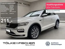 Pure white Gebraucht 2021 VW T-Roc Cabriolet R-line Cabrio | 26.989 € (Fairer Preis)