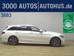 Weiss Gebraucht 2020 Mercedes C300 AMG line Kombi | 21.980 € (Superpreis)