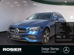 Blau / spektralblau Gebraucht 2024 Mercedes C180 Avantgarde Edition Kombi | 37.310 € (Fairer Preis)