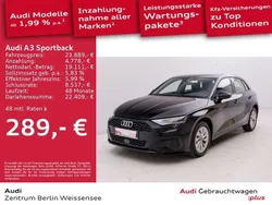 Schwarz Gebraucht 2022 Audi A3 Sportback e-tron Performance Limousine | 23.889 € (Fairer Preis)