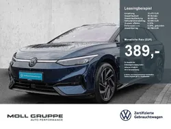Aquamarinblau metallic schwarz Gebraucht 2025 VW ID.7 Pro Limousine | 53.690 € (Etwas zu teuer)