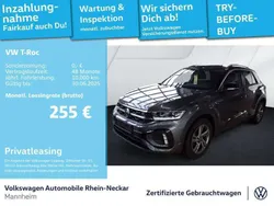 Indiumgrau metallic Gebraucht 2024 VW T-Roc R-line SUV | 30.992 € (Fairer Preis)