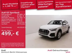 Gletscherweiß metallic Gebraucht 2022 Audi Q5 Sportback Ambiente SUV | 40.680 € (Guter Preis)