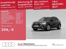 Mythosschwarz metallic Gebraucht 2024 Audi Q3 Advanced SUV | 37.991 € (Fairer Preis)